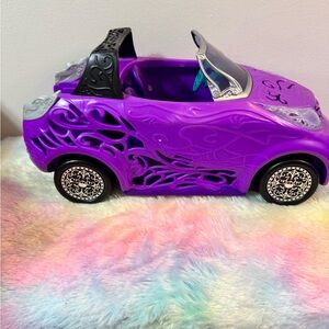 Monster High Purple Convertible Play Car for Kids - Decorative Fantasy Vehicle